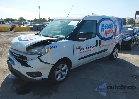 2022 Ram Promaster City Cargo Van from USA, damaged, VIN ZFBHRFAB8N6W13941